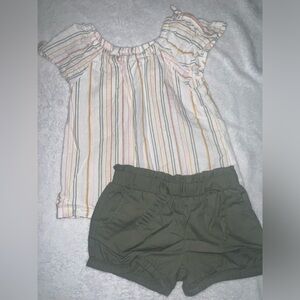 Toddler 5T girls matching set. (Carters)